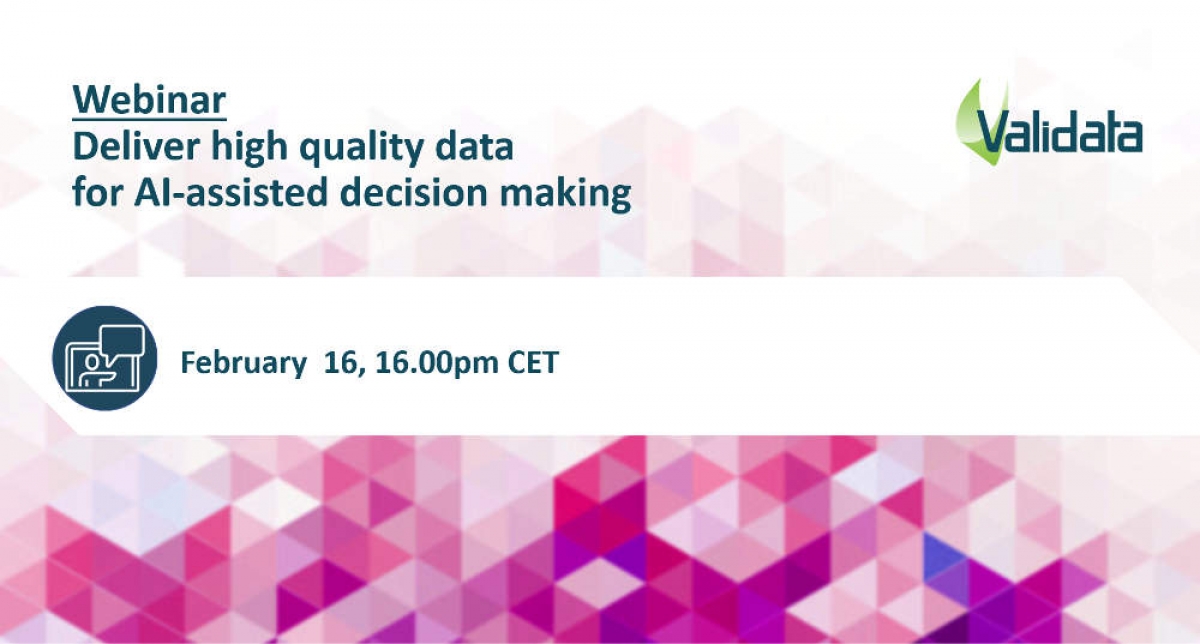 Deliver high quality data for AI-assisted decision making