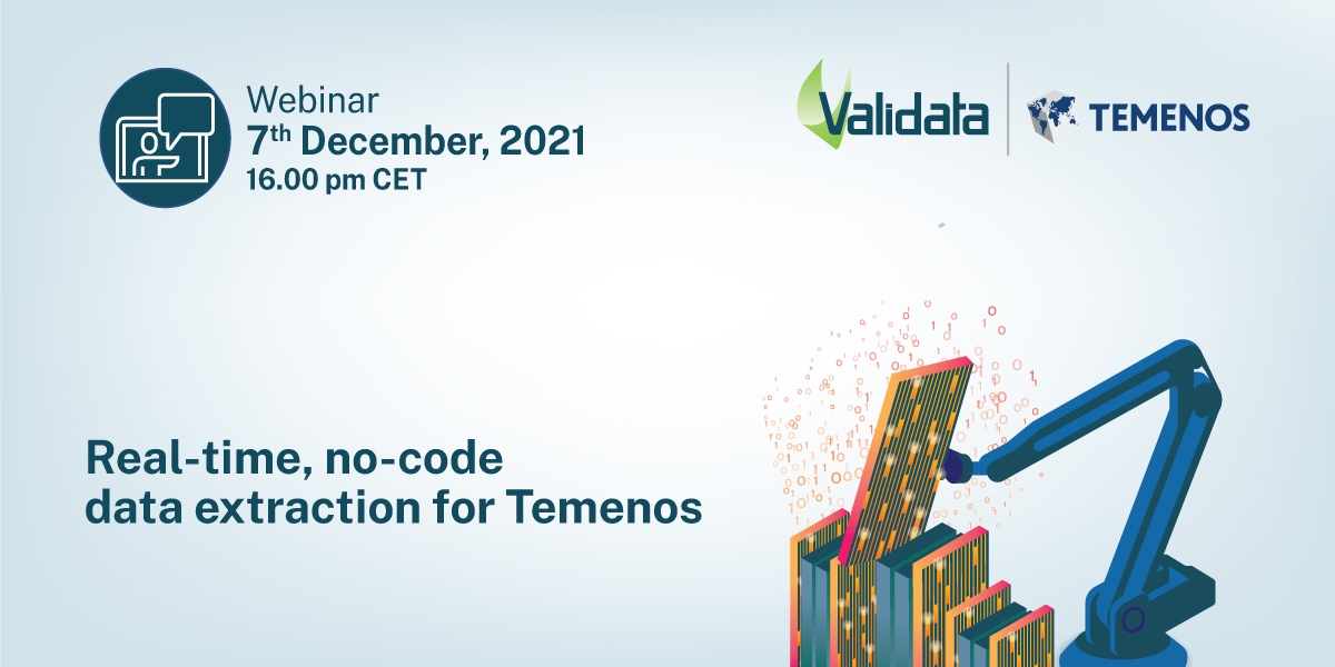 Webinar: Real-time, no-code data extraction for Temenos